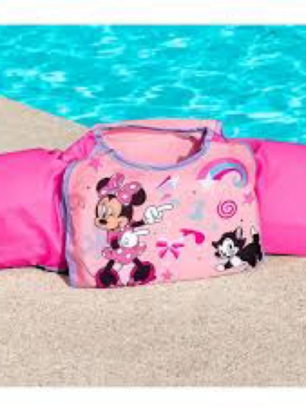 Minnie Mouse Pink Kids Swim Float Vest